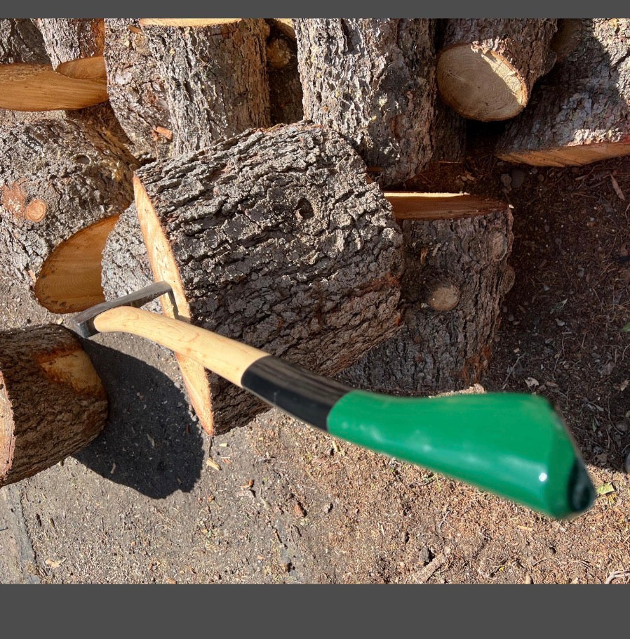 Restored & Decorated Single Bit Axe - unknown maker