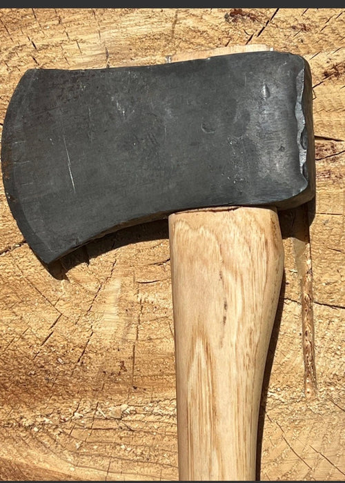 Restored & Decorated Single Bit Axe - unknown maker