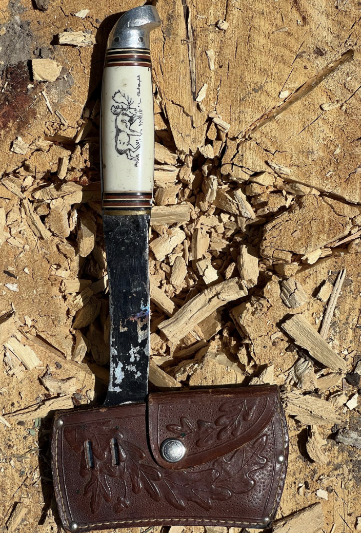 Robert Mayokok Flat Blade Hatchet with Sheath