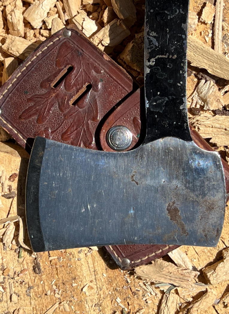 Robert Mayokok Flat Blade Hatchet with Sheath